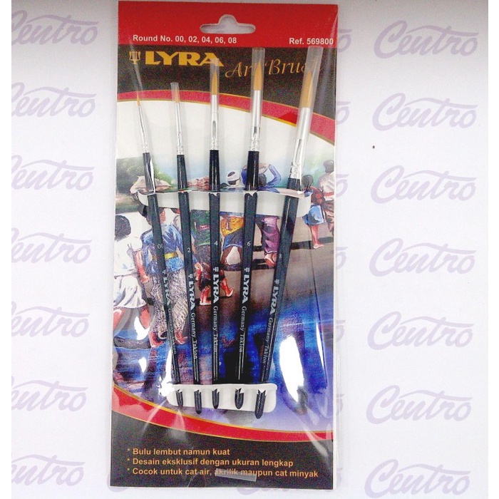 

(TERLARIS) LYRA ART BRUSH SET/ KUAS LYRA SET