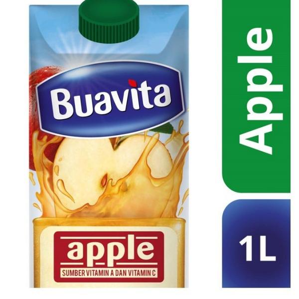 

Selalu Baru--Buavita Jus Buah Asli Apel 1000 mL