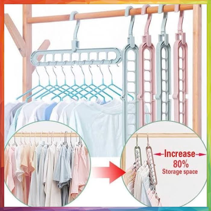 Magic Hanger Instan Gantungan Baju Lemari Pakaian Wonder Hanger jemuran rak stand hanger sepatu buku