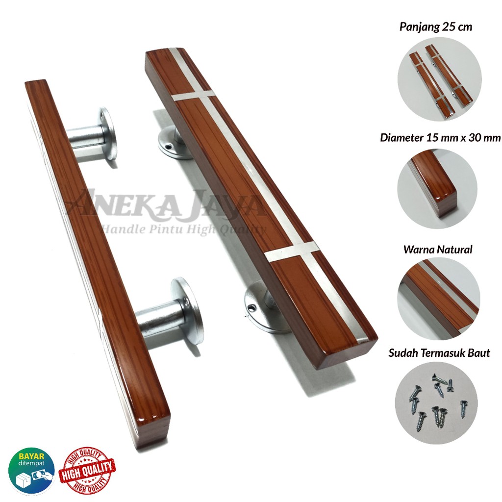 Handle Pintu rumah 25 cm  / Tarikan Pintu / Pegangan Pintu minimalis terbaru modern