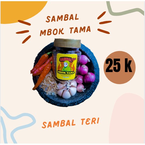 

Sambal Sambel Teri Sambal Pedas Mbok Tama