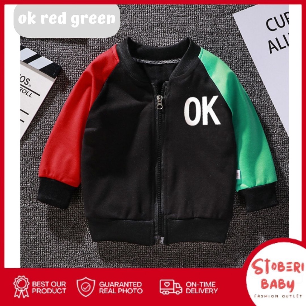 stoberi baby -  JACKET Anak laki-laki perempuan Hoodie Anak Import Lucu Casual