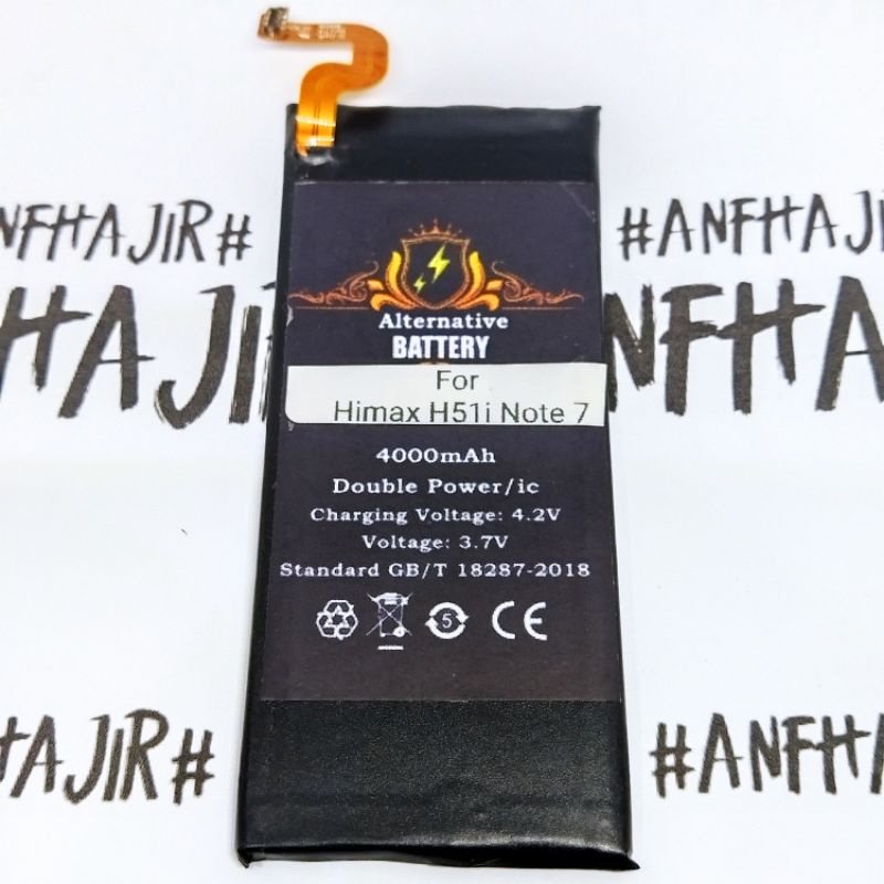 BATRE BATREI PERSAMAAN FOR HIMAX NOTE 7 H51I BATRAI BATERAI HIMAX H-51i  NOTE7 ALTERNATIF MODIF BATT