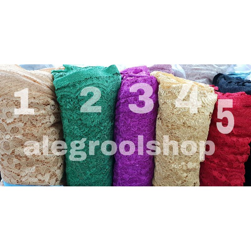 BAHAN KAIN BRUKAT LEBAR 1,5M,BAHAN BRUKAT IMPORT,BAHAN KEBAYA MURAH