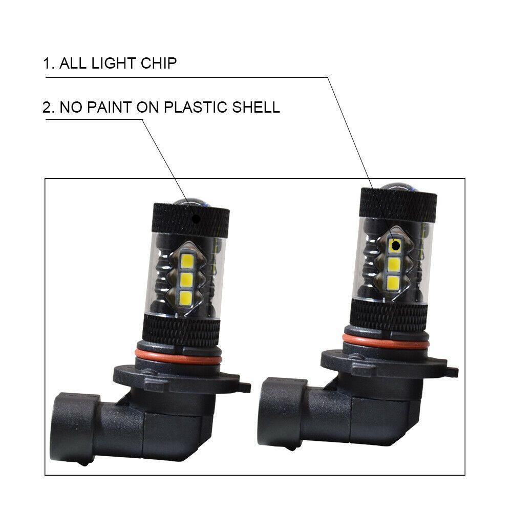 Populer 2Pcs/Set Lampu Kabut Mobil H8/H11 2Pcs COB Sein Bohlam Mengemudi LED