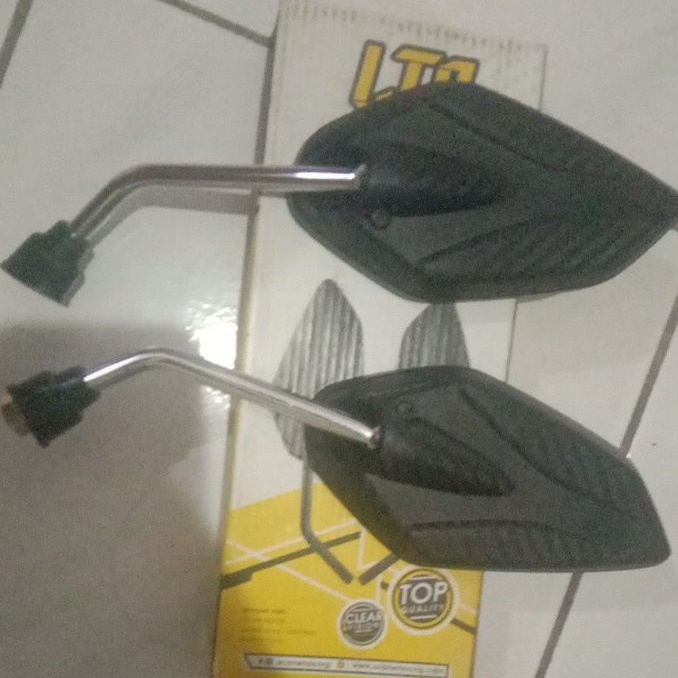mirror LTC set spion Mio M3 batang krom model ORI minimalis