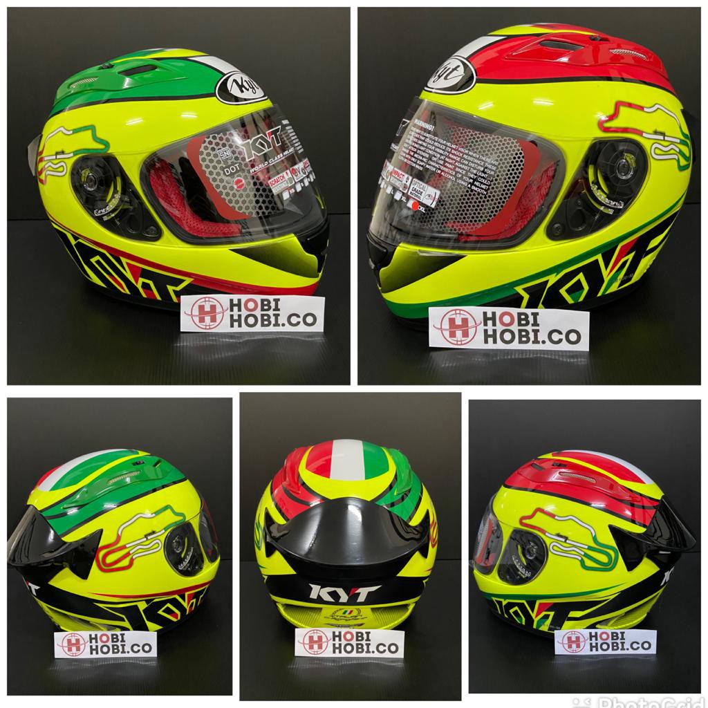 HELM KYT FULL FACE  RC7 MOTIF KYT RC SEVEN MOTIF RC 7 ORIGINAL-2