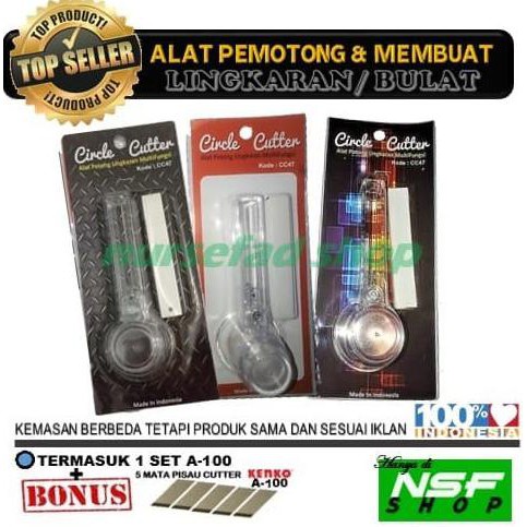 

TERMURAH Alat Pemotong Lingkaran / Pemotong kertas Bulat / Circle Cutter Kode 57