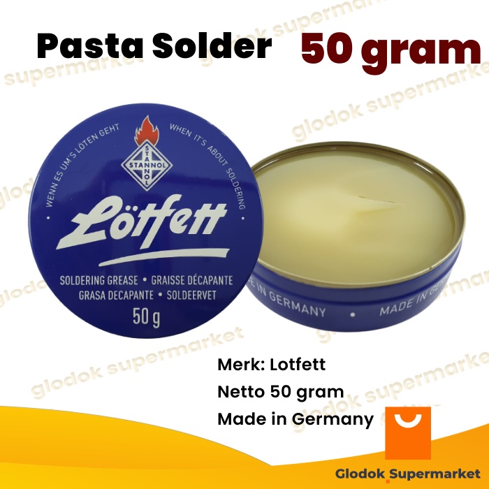 Pasta Solder Lotfett 50 Gram Minyak Soldering Grease 50gr