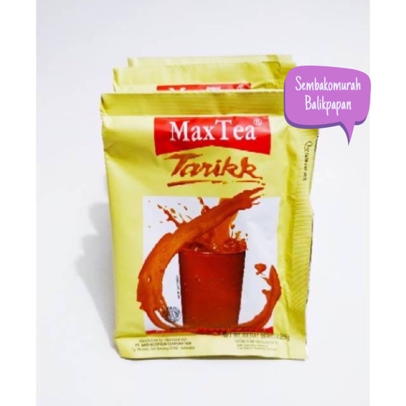 

MAXTEA tarik 1 renteng (10x25gr)