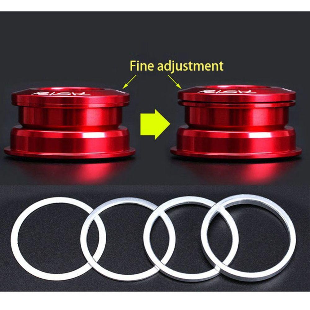 PINEAPPLE 6pcs Bicycle Headset Washer New Gap adjustment Aluminium Alloy Dust Cover