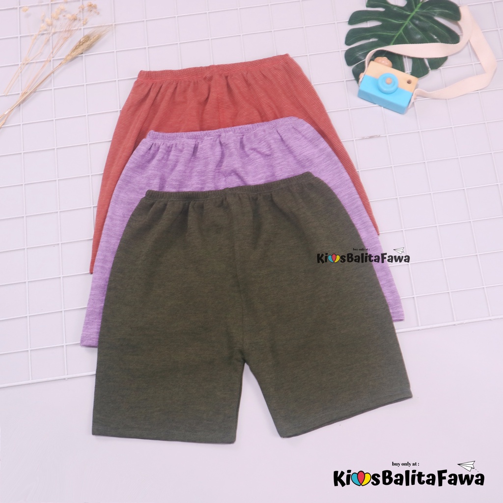 Celana Short Polos Remaja fit to L  / Celana Ketat Polos Dalaman Rok Wanita Bahan Kaos Small Remaja Fit to M