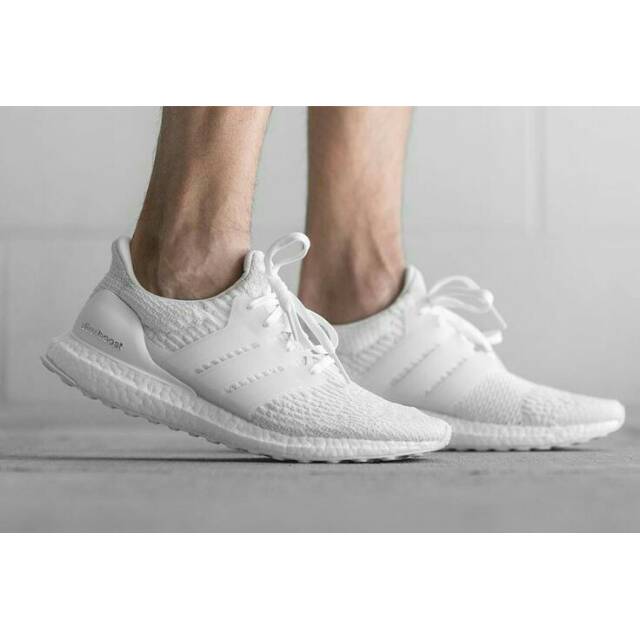 Adidas Ultraboost 3.0 Triple White 100% Original UA
