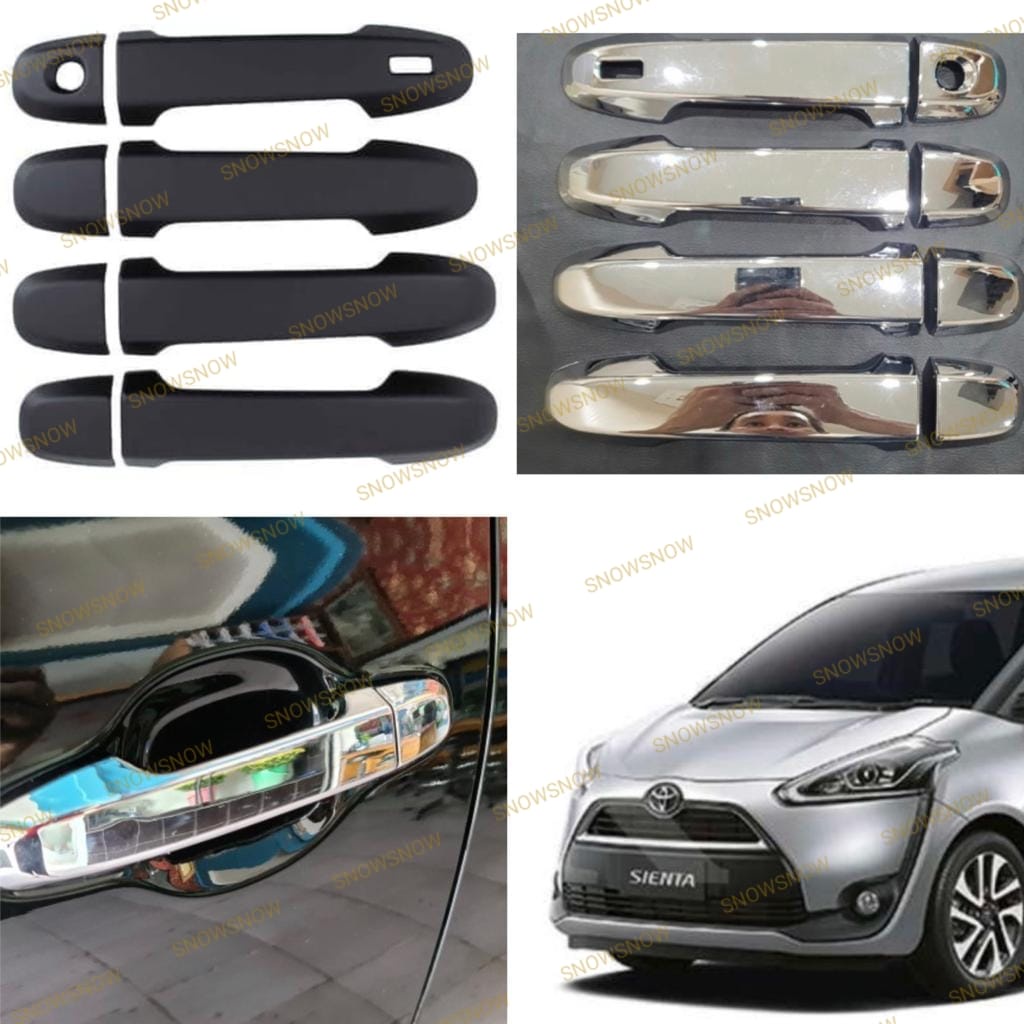 Cover Handle Toyota Sienta Hitam Chrome