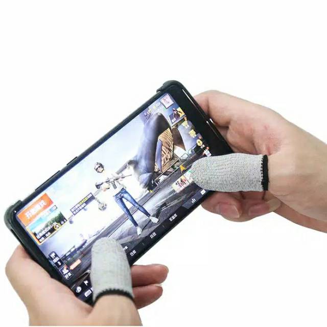 Finger Coats / Sarung Tangan Jempol 1 Pasang Joystick Jari Anti Keringat untuk Game PUBG,ML, dll