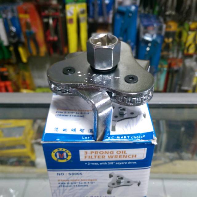 3 prong oil filter wrench / two way oil filter / kunci filter oli 3 kaki