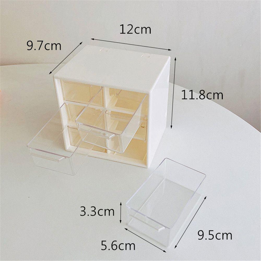 R-FLOWER Storage Box Rak Transparan Lucu Tipe Laci