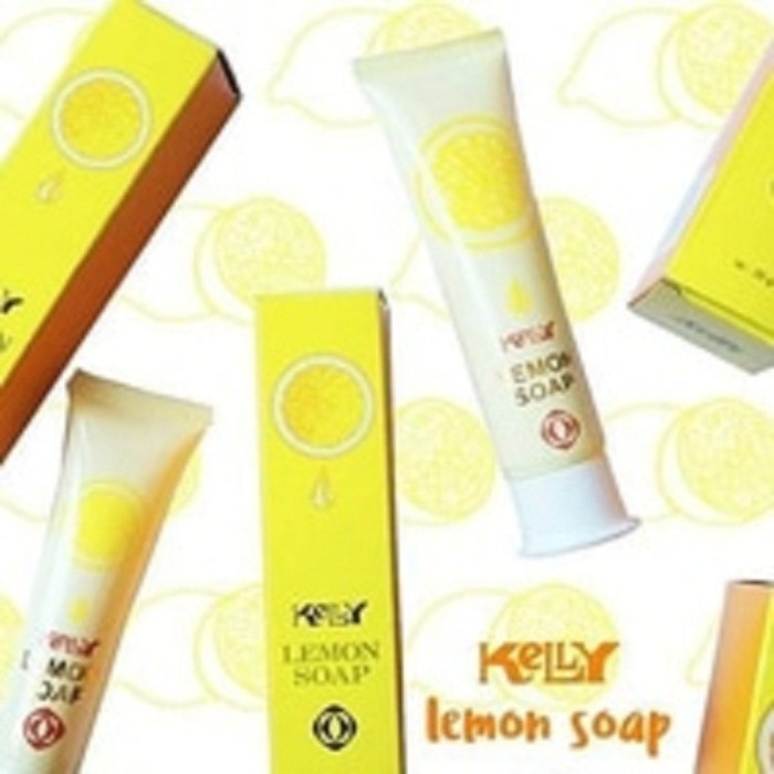 Kelly Lemon Soap 25gr - Sabun Cuci Muka