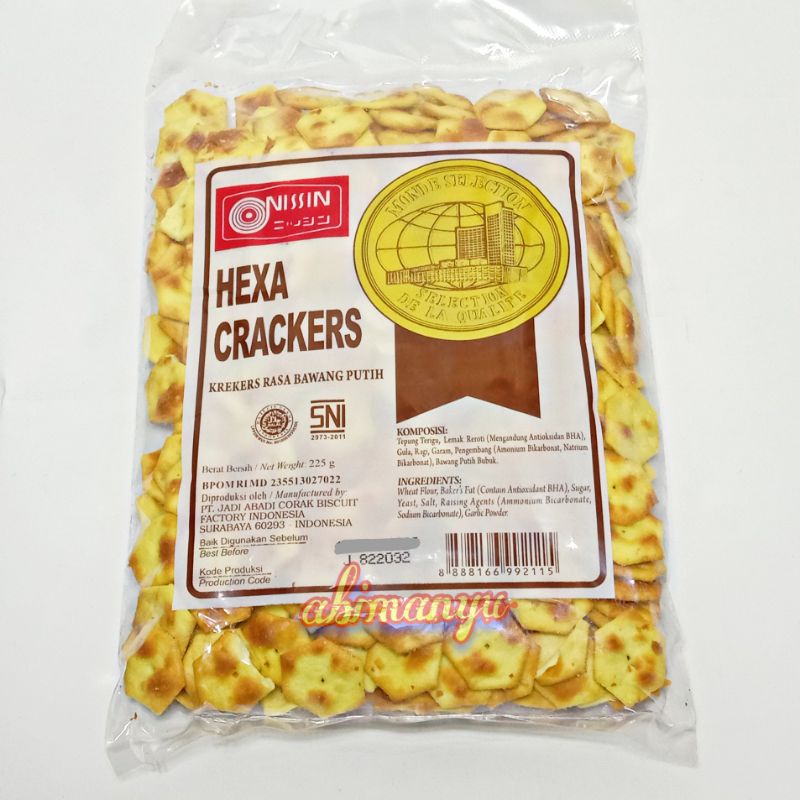 

kue kering nissin jadul hexa crackers 225 gr