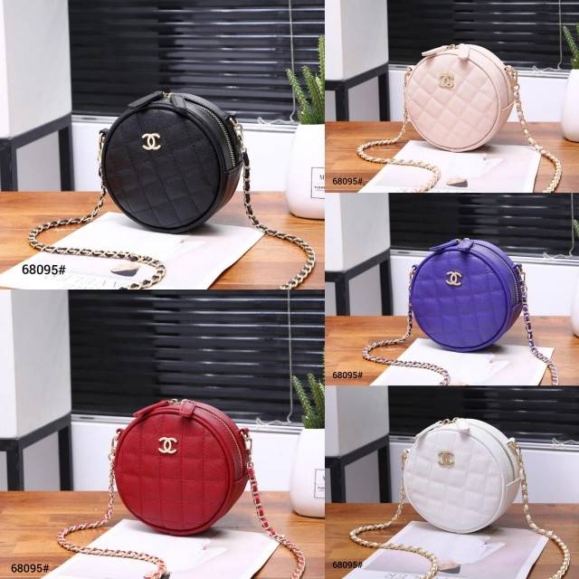 Chanel Classic WOC Round Calf Leather Gold HDW