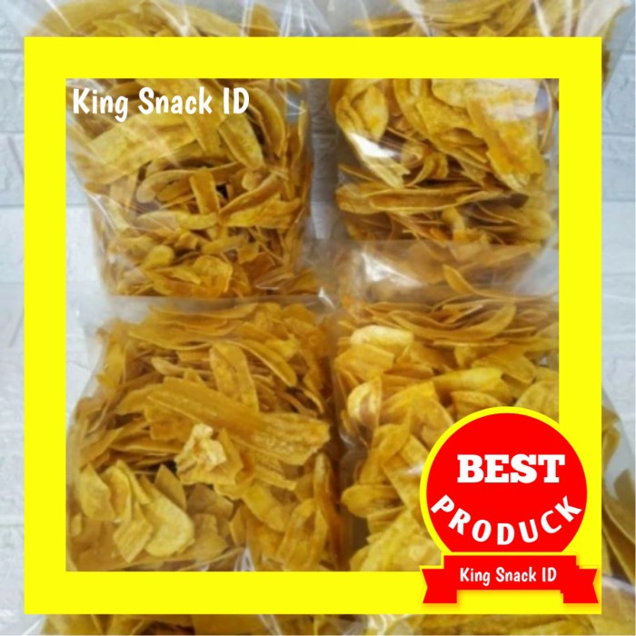 

500GR KRIPIK PISANG ASIN/ KERIPIK PISANG LAMPUNG ORIGINAL/BANANA CHIPS