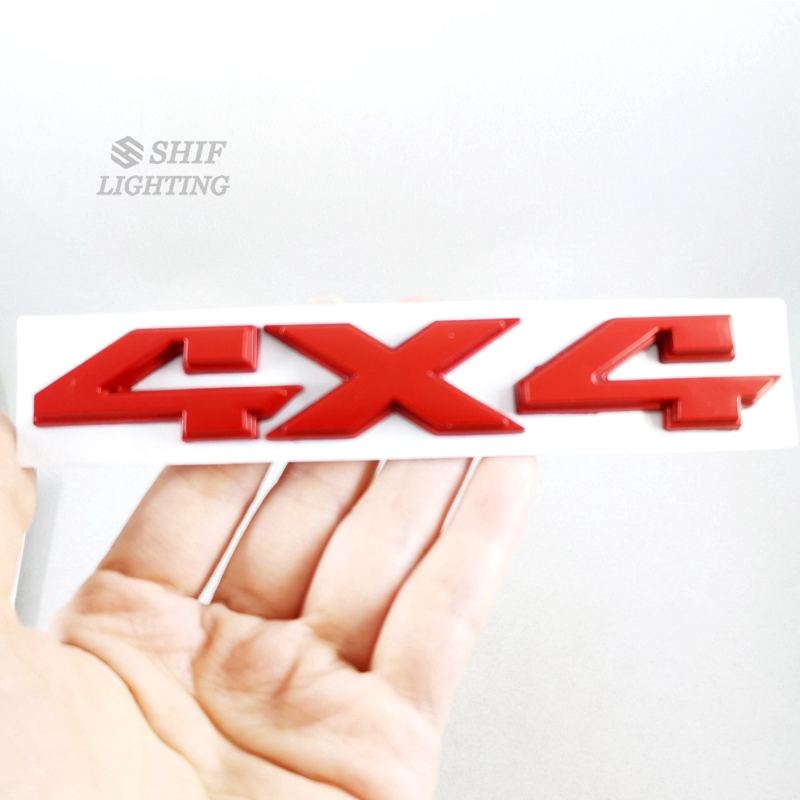 1x Stiker Emblem Badge Logo Bagasi Belakang Mobil 4 x 4 4x4 Limited Logo Untuk Jeep Ford