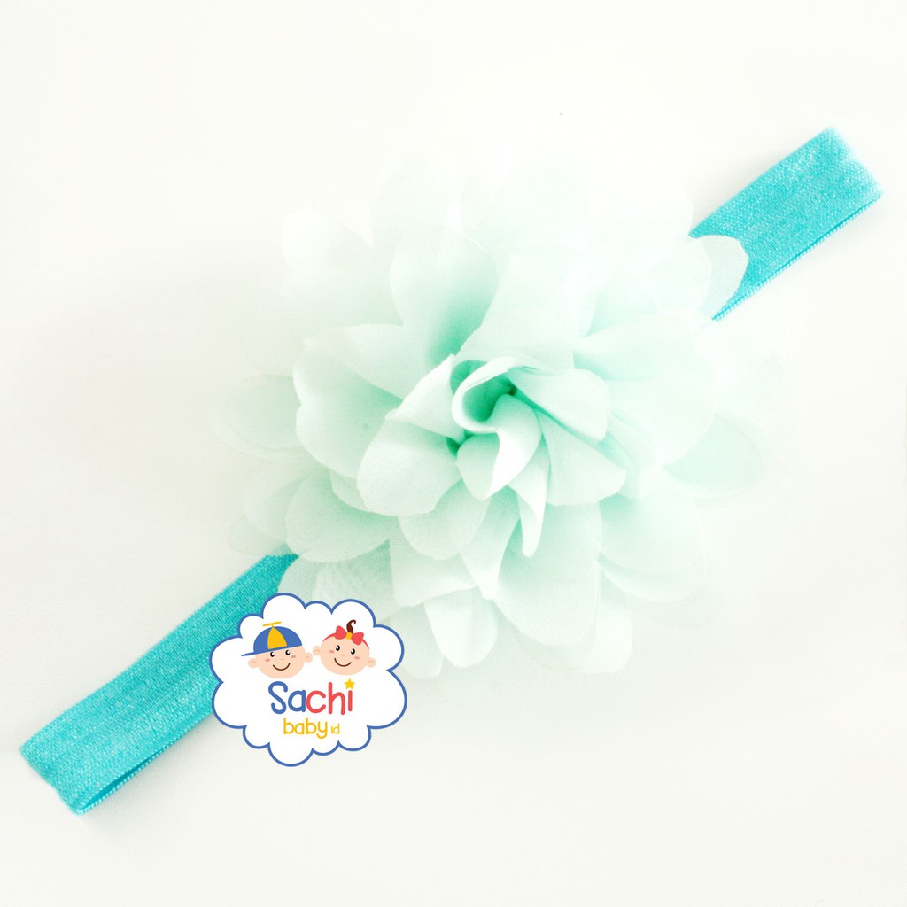 YooBerry Pita Anak Bando Bandana Bayi Flower Chiffon Sachi Baby SAA002 Berry Mart