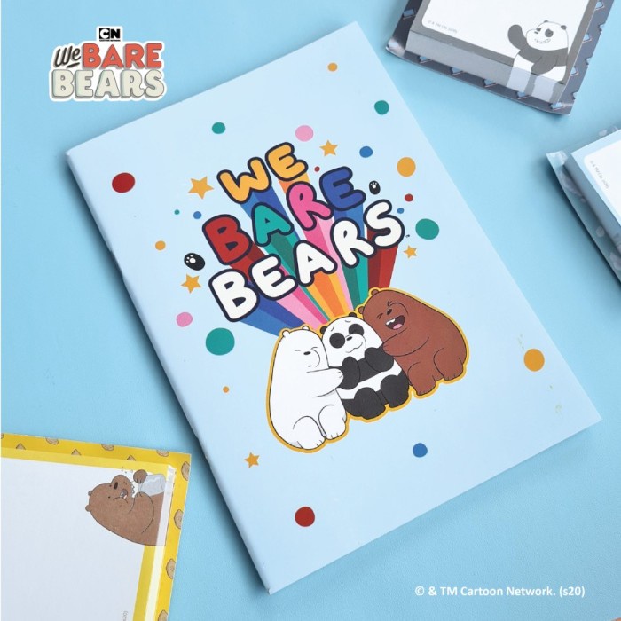 

We Bare Bears Notebook A5 (64 pages) - Funhouse Dots