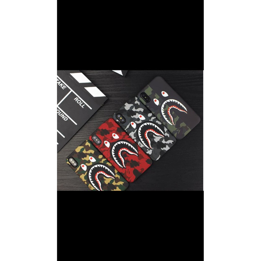 Hot Sale bape case 3d glow in the dark iphone 8 8 iphone X