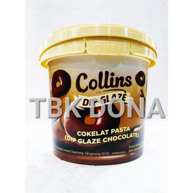 

COOLINS DIP GLAZE COKLAT PASTA 1 KG / GLAZE COKLAT 1 KG MURAH - Strawberi Kode 485
