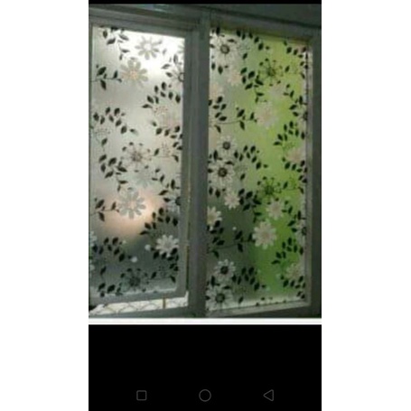 STIKER KACA MOTIF/STIKER KACA MOTIF BUNGA/STIKER KACA MOTIF KOTAK2/STIKER MURAH BANDUNG