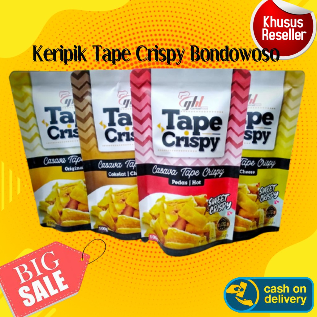 

KERIPIK TAPE CRISPY BONDOWOSO ! TAPE CRISPY BONDOWOSO