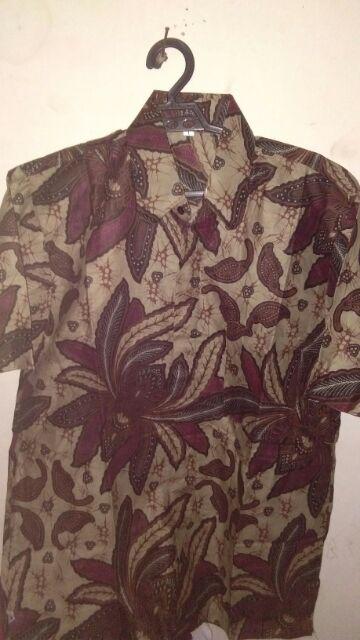 Kemeja Batik Pria Ll Batik Pekalongan Ll Batik Seragam Ll Wy Bagong