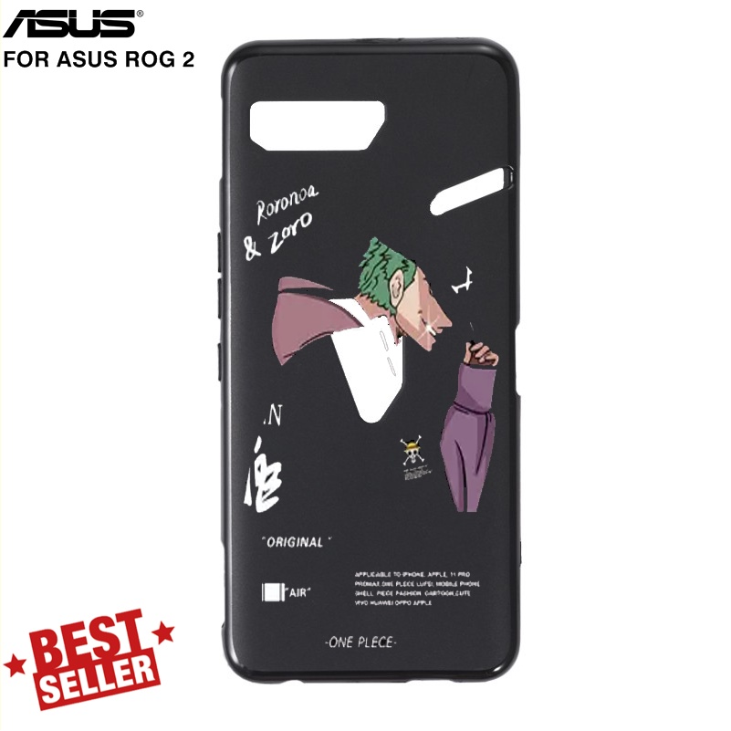 Jual Case Asus Rog Phone 2 ZORO One Piece Cartoon Slim Softcase Gambar