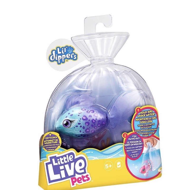 Little Live Pets Lil Dippers Fish Single Pack Original 100 Shopee Indonesia