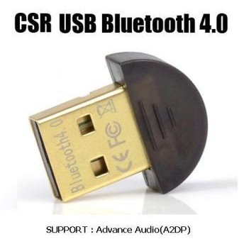 BLUETOOTH ver 4.0 CSR DONGLE OVAL USB Adapter Mini Win 7 8 10