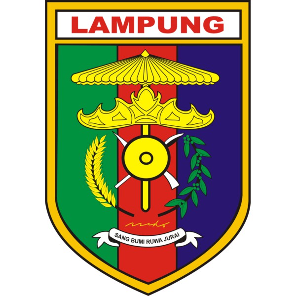 BORDIR LOGO EMBLEM PROVINSI  LAMPUNG ( Bordir Komputer )