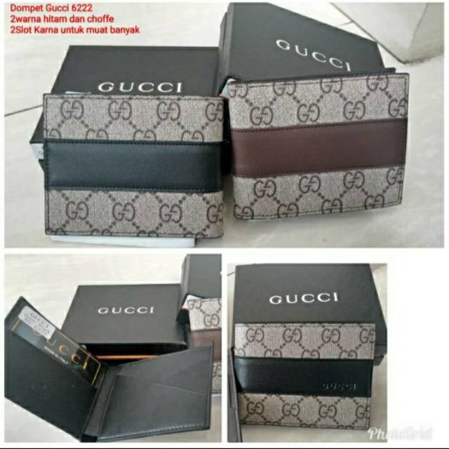 Dompet pria impor,Gucci free box