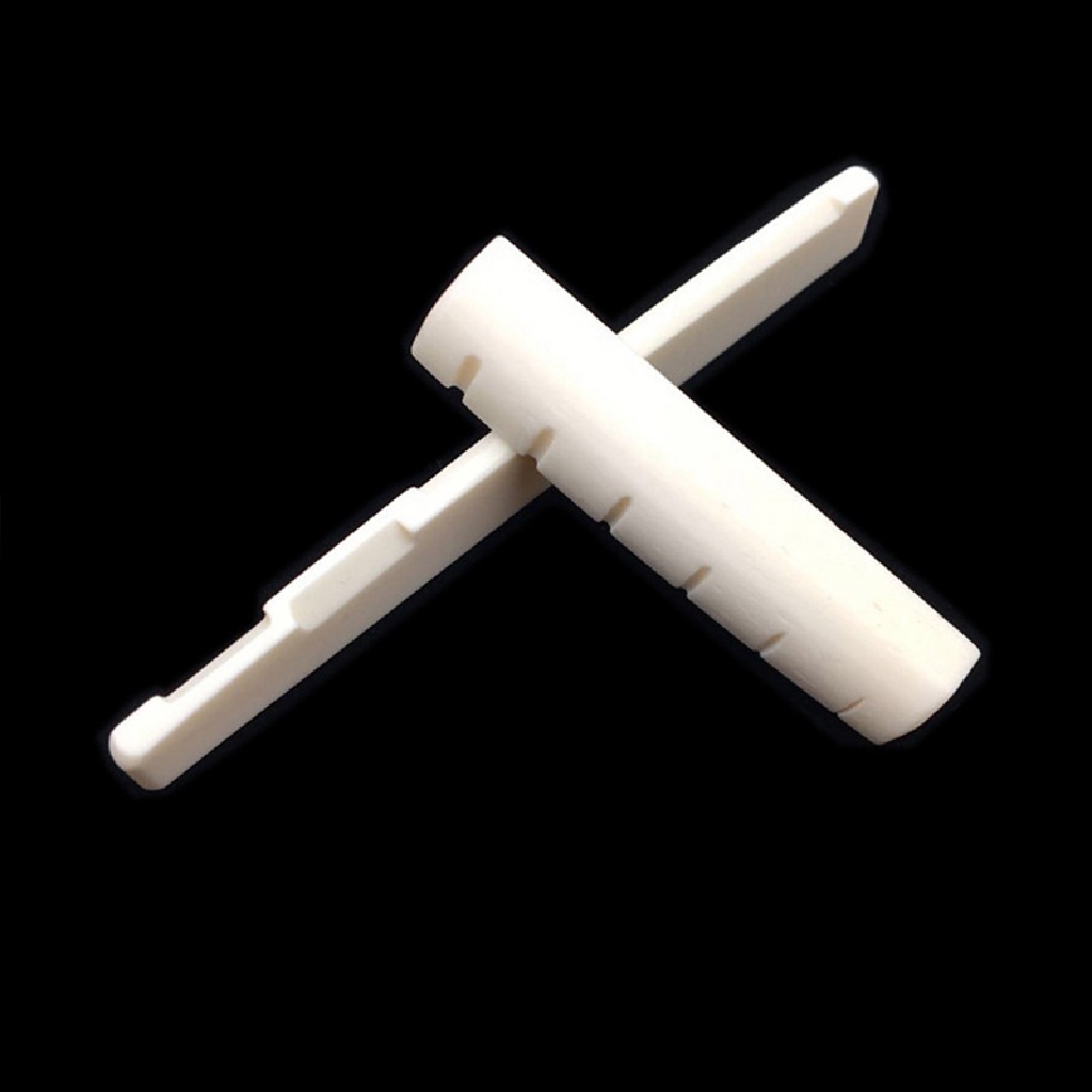 【seasonoun】 1pc Guitar Family Real Slotted Bone Nut For Folk Acoustic Guitar Electric Guitar .