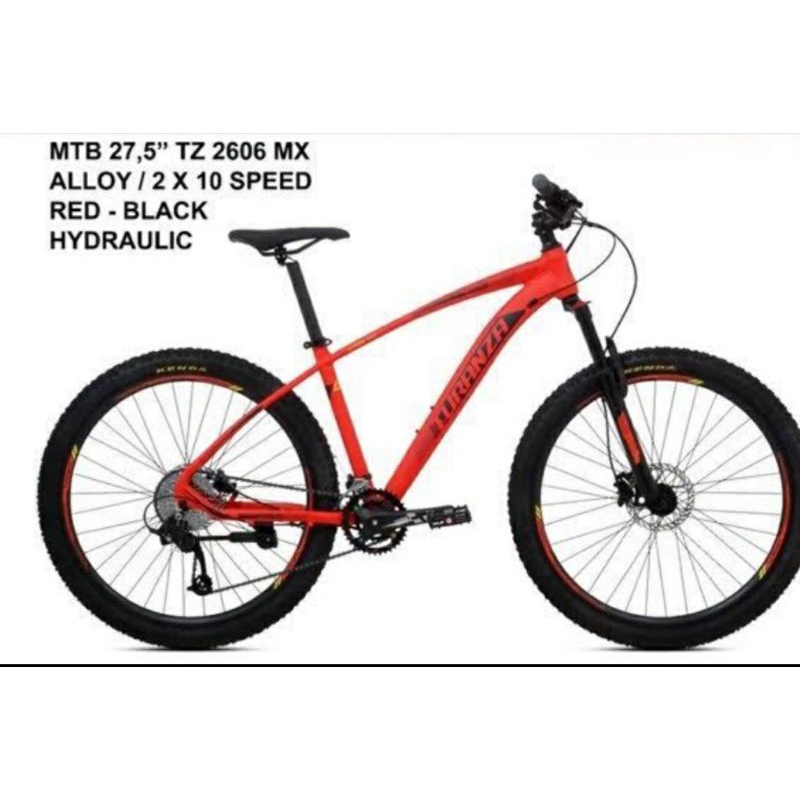 Sepeda Gunung MTB Turanza 2606 MX Alloy Hidrolik Hydraulic 27,5
