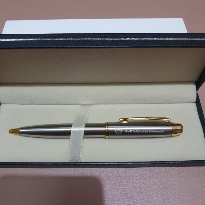 

;&;&;&;&] Pulpen Parker Sonnet TW Stainless Steel Klip Emas Free Grafir Nama
