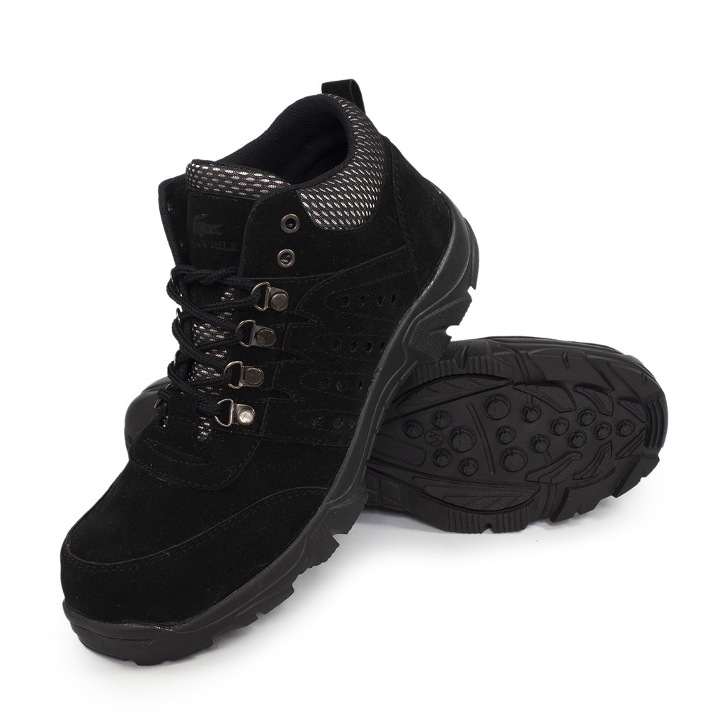 SM88 - Sepatu Outdoor Gunung Pria Crocodile Larman Suede Low Boots Hiking Cowok Keren Murah COD