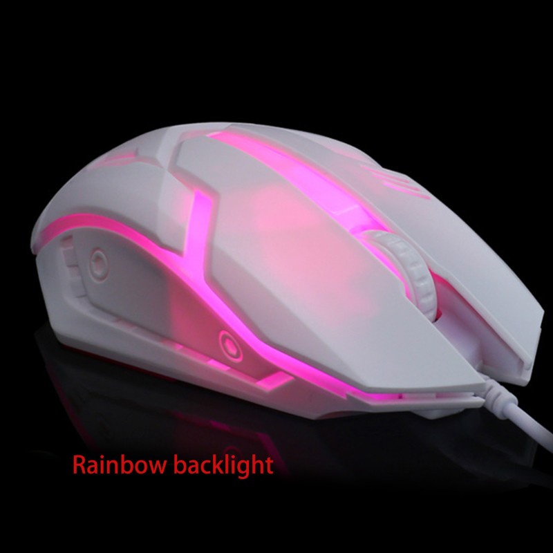 Cre Mouse Gaming Ergonomis 1000 Dpi Dengan Backlight Led Dan Kabel Usb