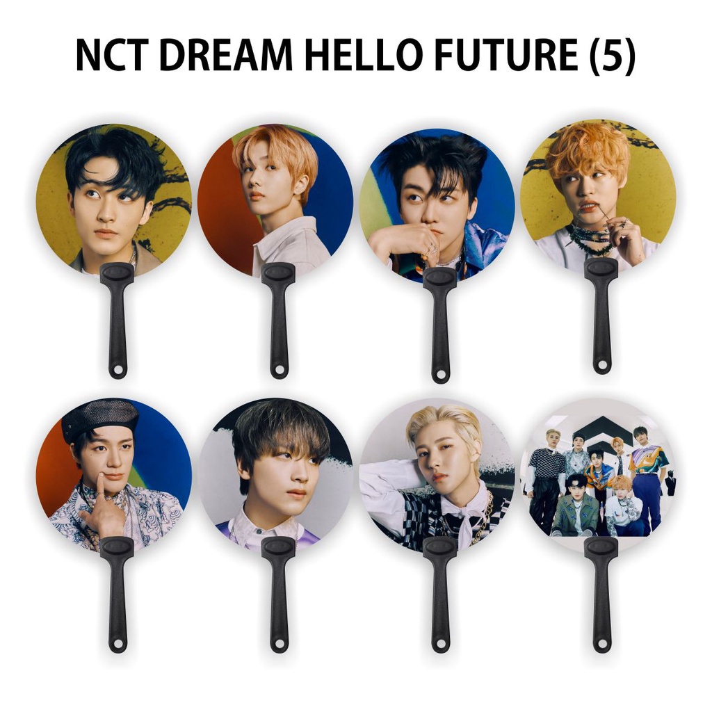 (READY STOCK) KIPAS TANGAN / HANDFAN NCT DREAM HELLO FUTURE 5 -  SOUVENIR KPOP MURAH UNOFFICIAL