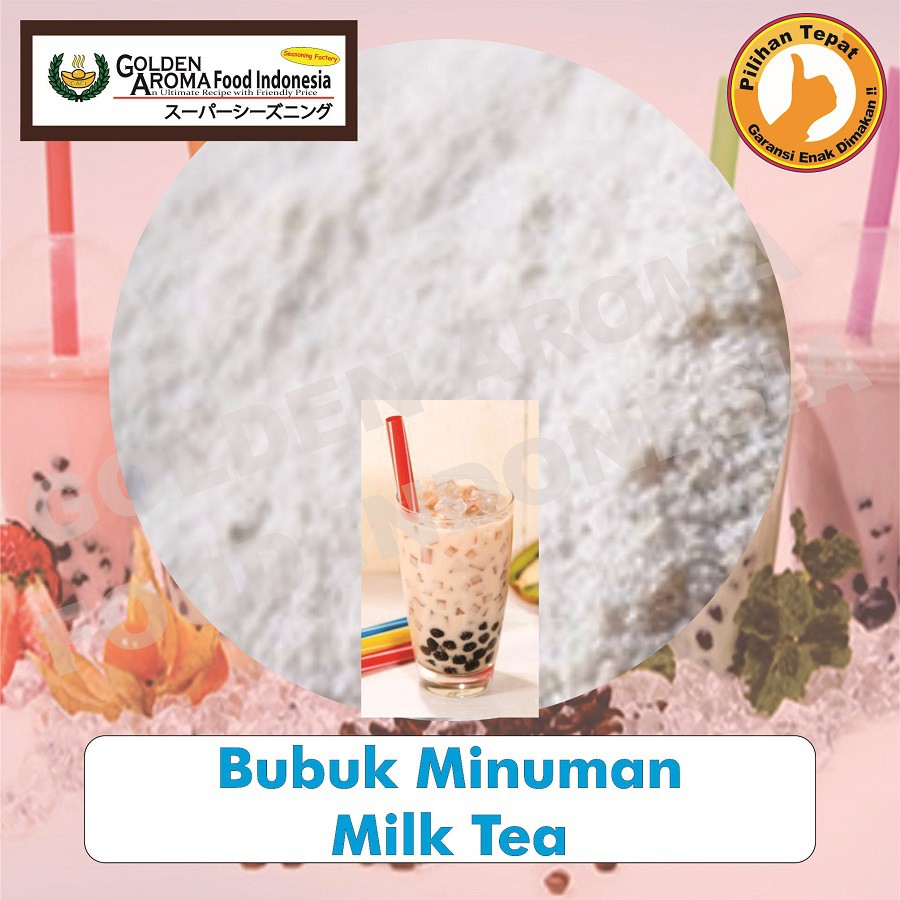 

Bubuk Minuman / Bumbu Tabur Serbaguna Enak Murah Halal Rasa milk Tea 70 gr