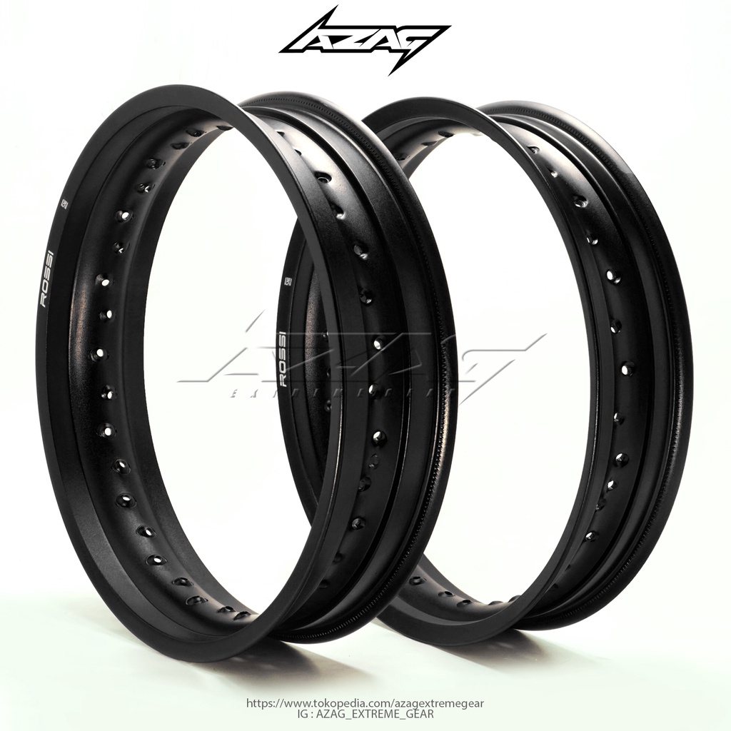 VELG ROSSI SUPERMOTO WM BLAST BLACK RING 17