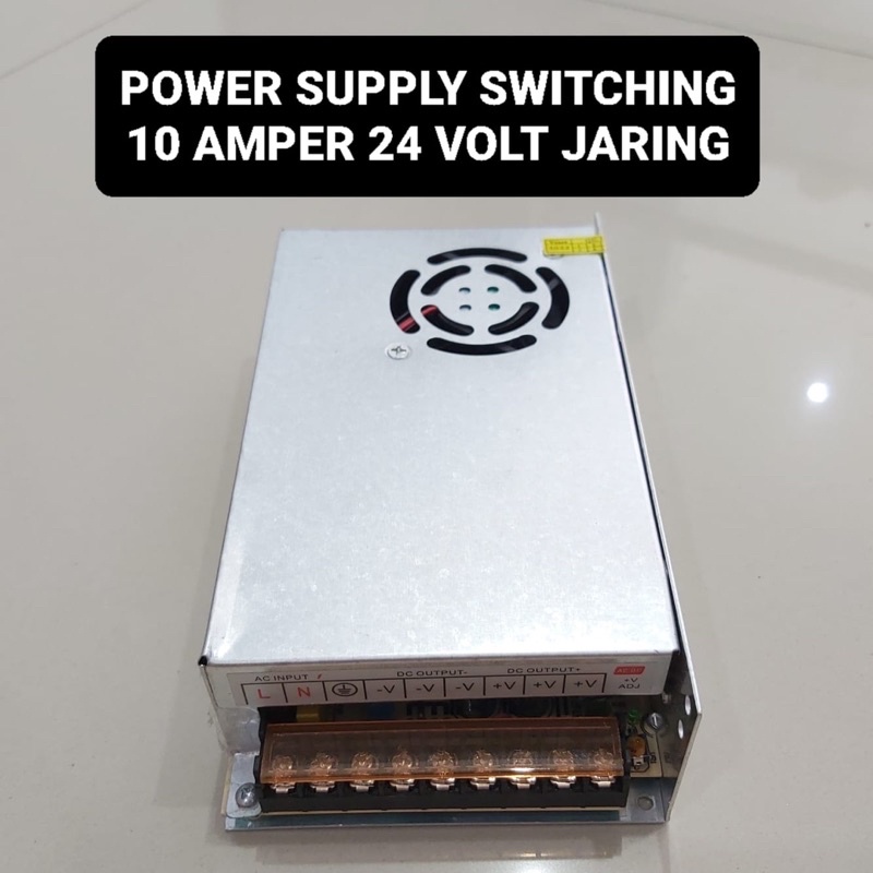 PSU 10A 24V Switching Jaring 10 Amper 24 Volt Power Supply