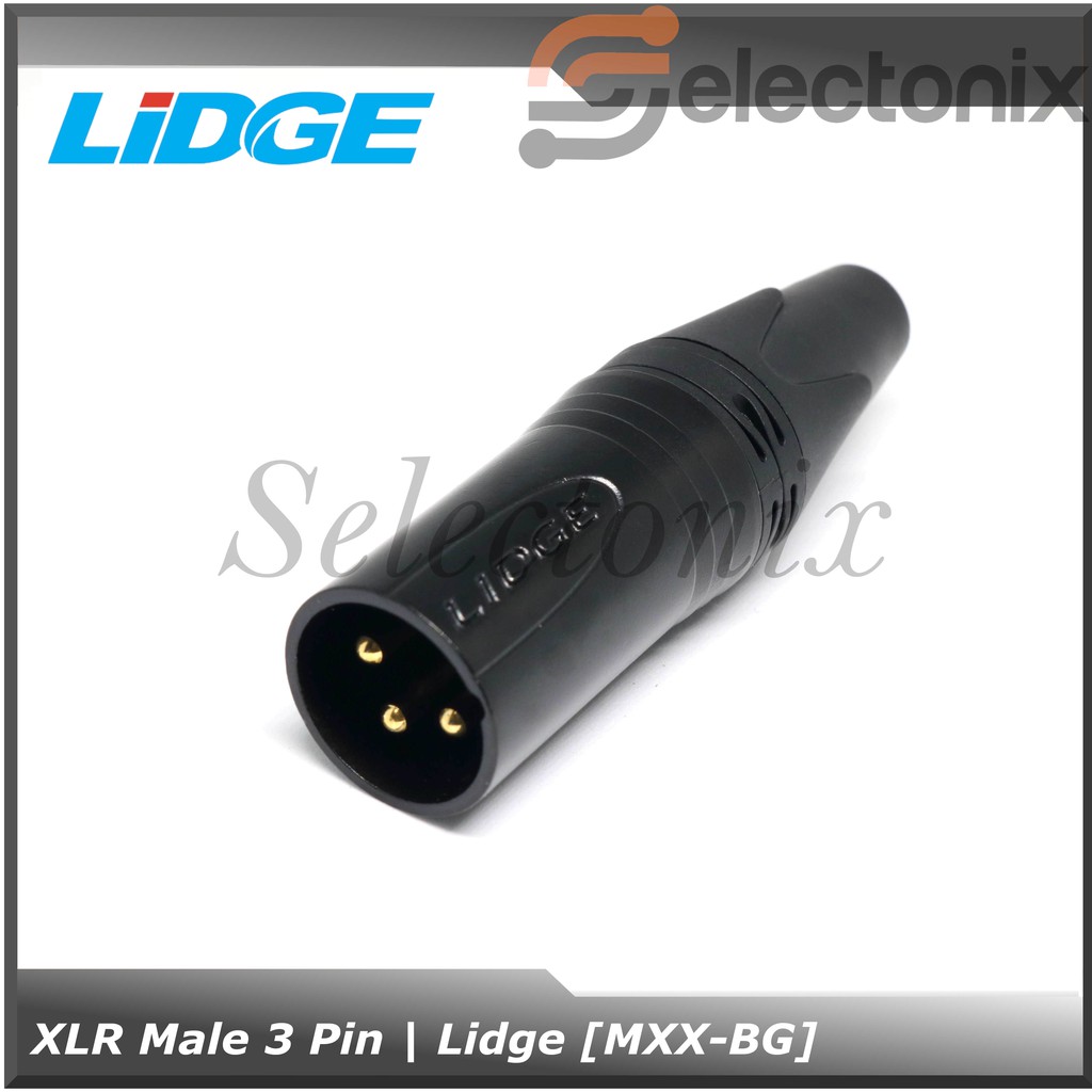 Konektor XLR 3 Pin Male | Lidge [MXX]