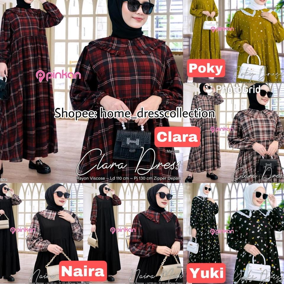 GAMIS MOTIF - DRESS RAYON 50 MOTIF - ARETA CLARA NAIRA MAYRA POKY CLAUDIA LARISA MAHIRA GAYOLA LATOY