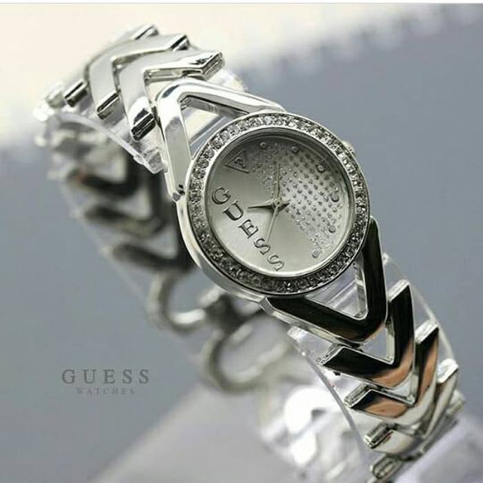 Jam Tangan Guess Wanita / Jtr 806 Silver